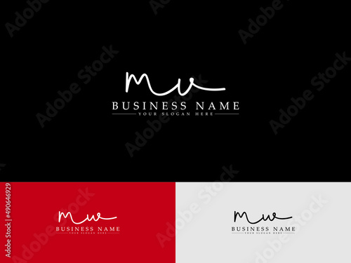 Signature MU m u Vector Icon Logo, Typographic mu Signature Logo for stylish wedding or unique business