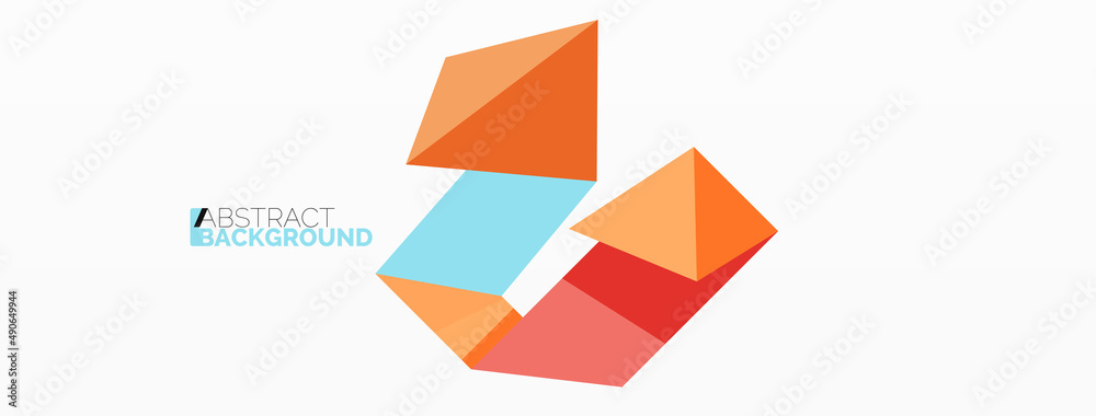 Creative geometric wallpaper. Abstract ribbon style line composition. Techno business template for wallpaper, banner, background or landing Creative geometric wallpaper. Abstract ribbon style line composition. Techno business template for wallpaper, banner, background or landing