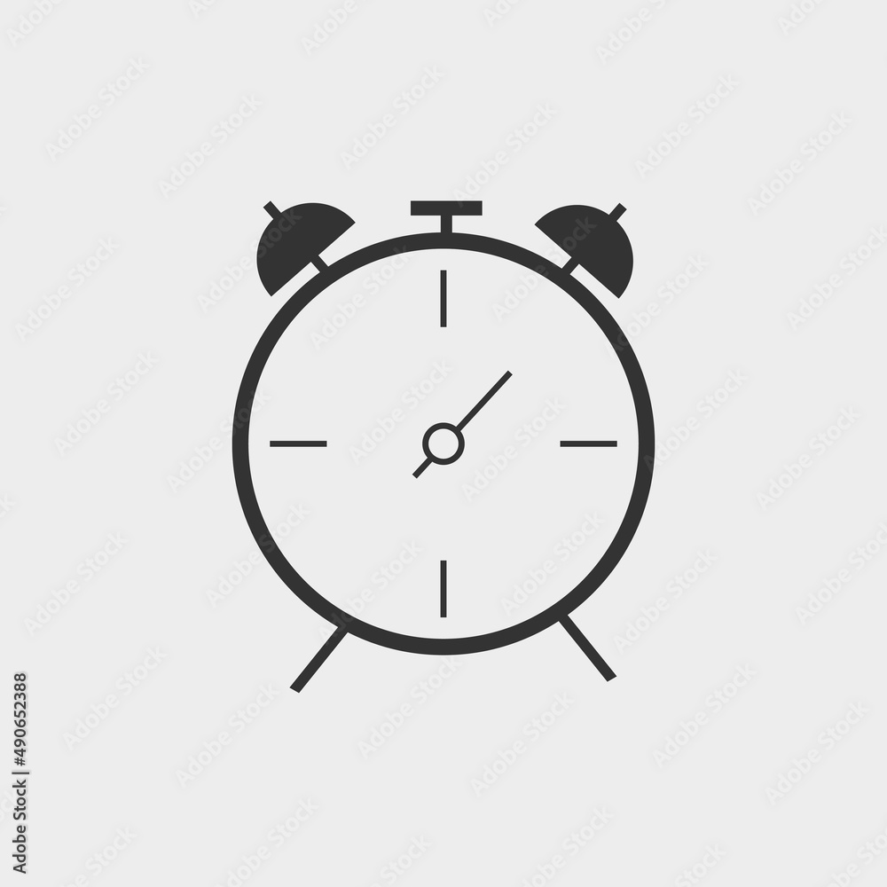 Alarm vector icon illustration sign Alarm vector icon illustration sign
