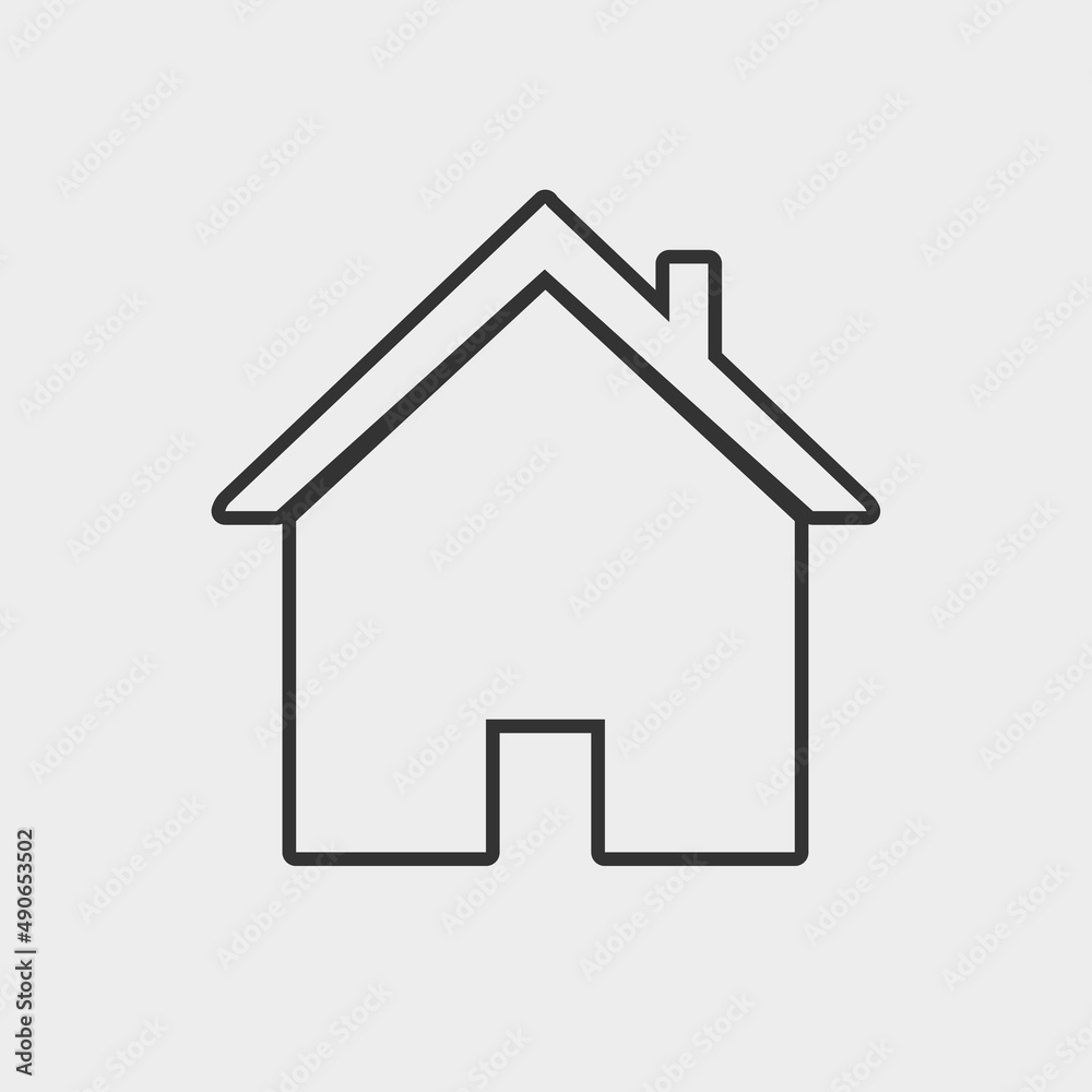 Home vector icon illustration sign Home vector icon illustration sign