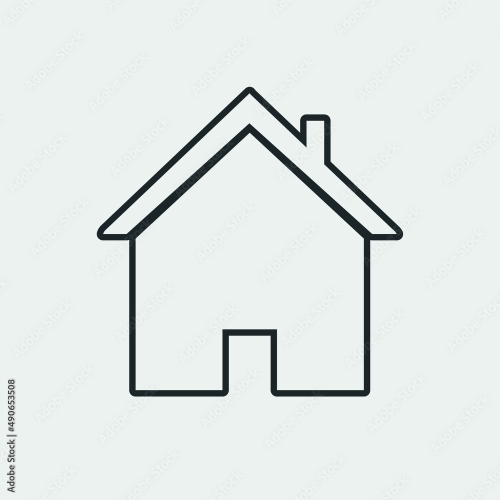 Home vector icon illustration sign Home vector icon illustration sign