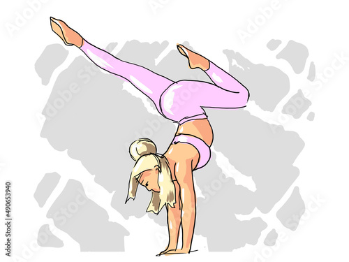 ballet dancer in action