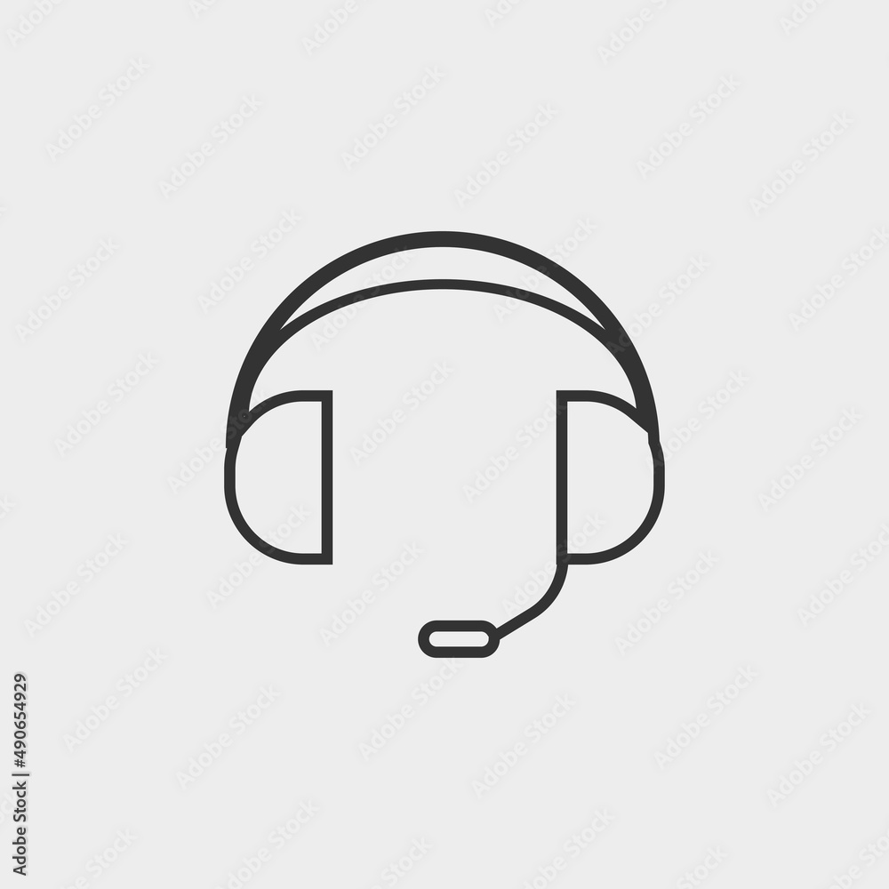 Call center vector icon illustration sign Call center vector icon illustration sign