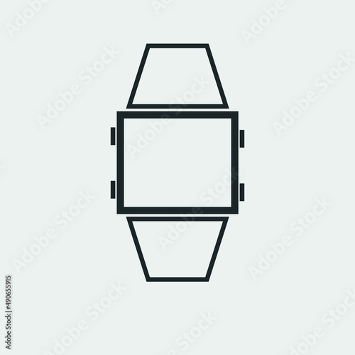 Smart watch vector icon illustration sign