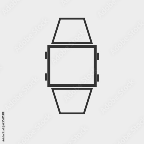 Smart watch vector icon illustration sign