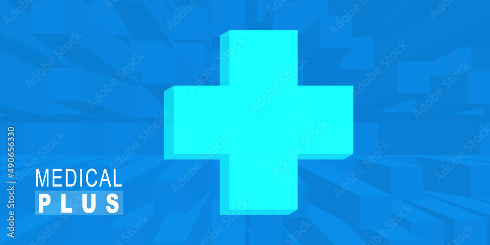 2d rendering plus sign concept
2d rendering plus sign concept