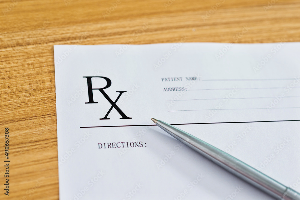 custom made wallpaper toronto digitalMedical prescription and pen on doctor desk