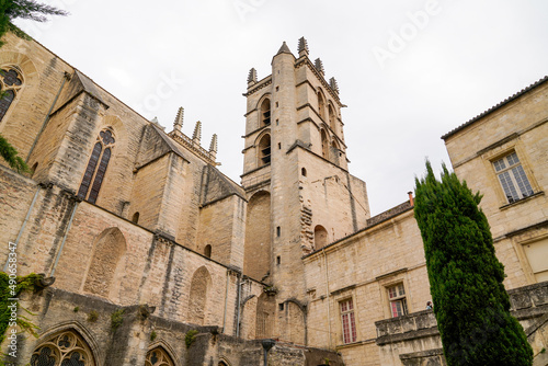 saint Pierre cathedral in Montpellier city in southern France