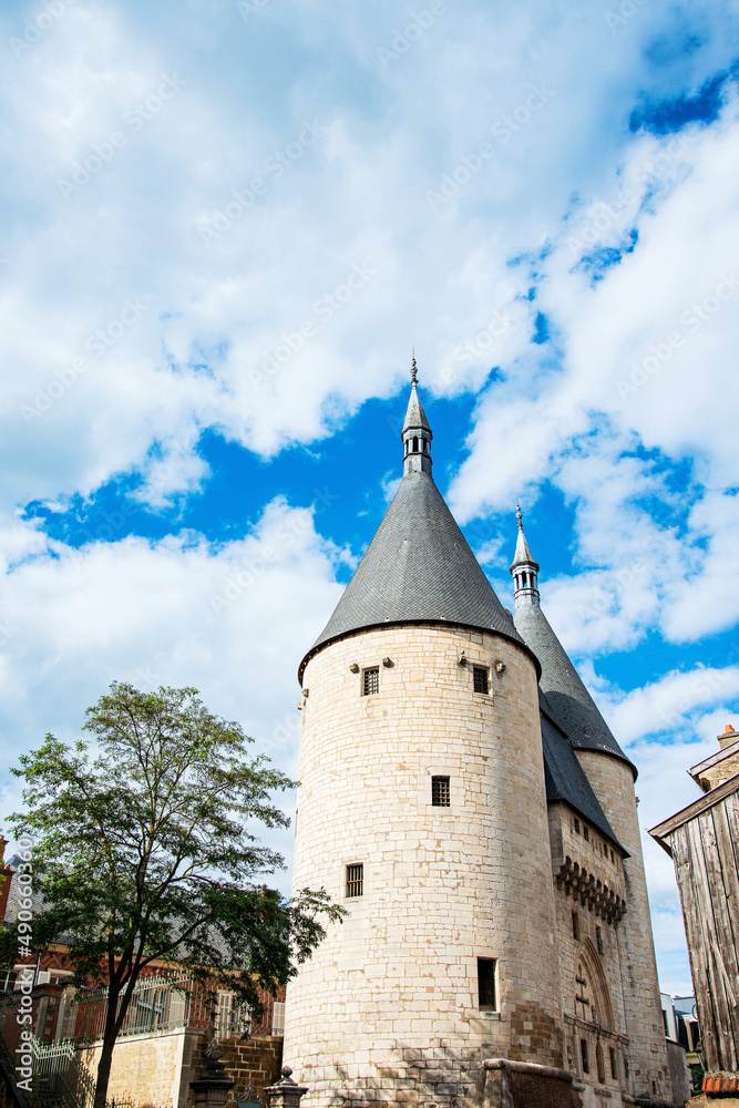 Street view of downtown in Nancy city, France