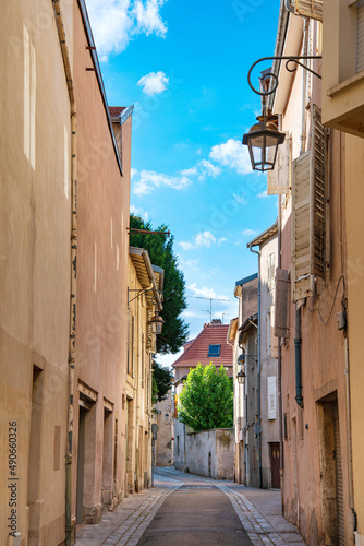 Street view of downtown in Nancy city, France