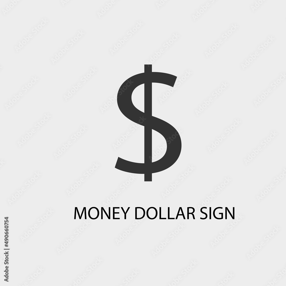 Money dollar sign vector icon illustration sign Money dollar sign vector icon illustration sign
