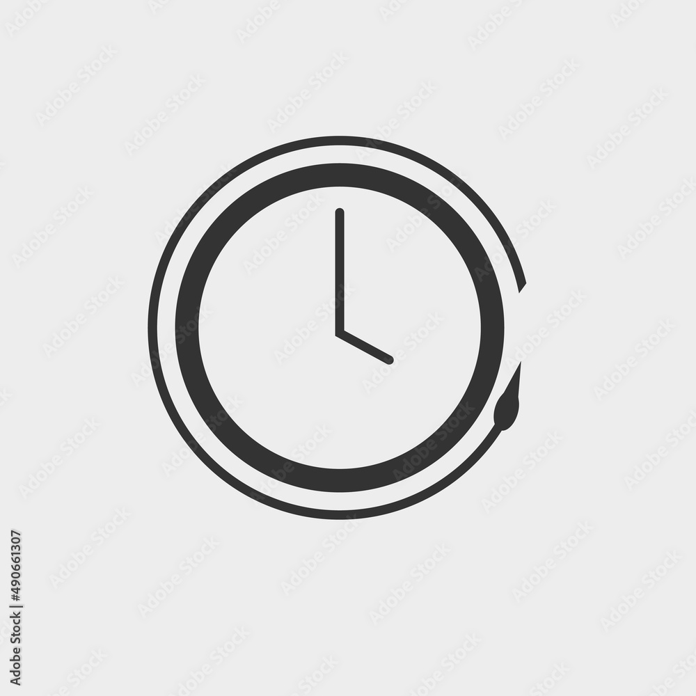 Alarm vector icon illustration sign Alarm vector icon illustration sign