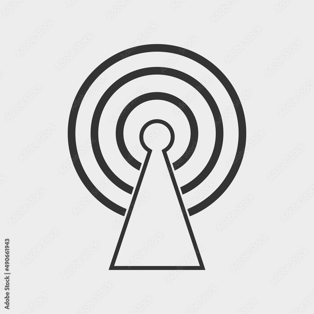 Beacon vector icon illustration sign Beacon vector icon illustration sign