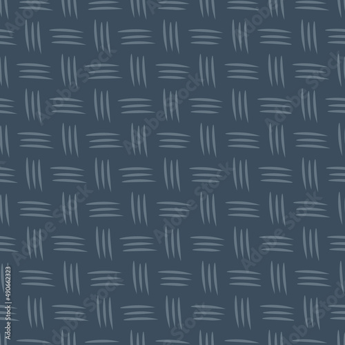 Seamless simple plait pattern, design for scrapbooking, decoration, cards, paper goods, background, wallpaper, wrapping, fabric and all your creative projects. Vector Illustration