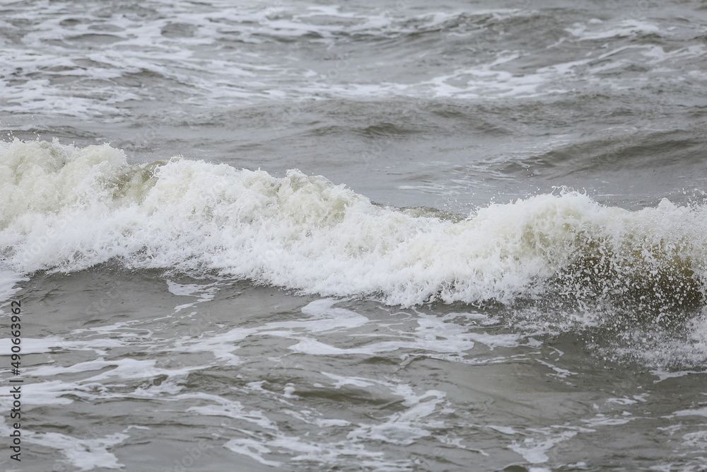 close up baltic sea water vawes texture details near baltic shore. close up baltic sea water vawes texture details near baltic shore.