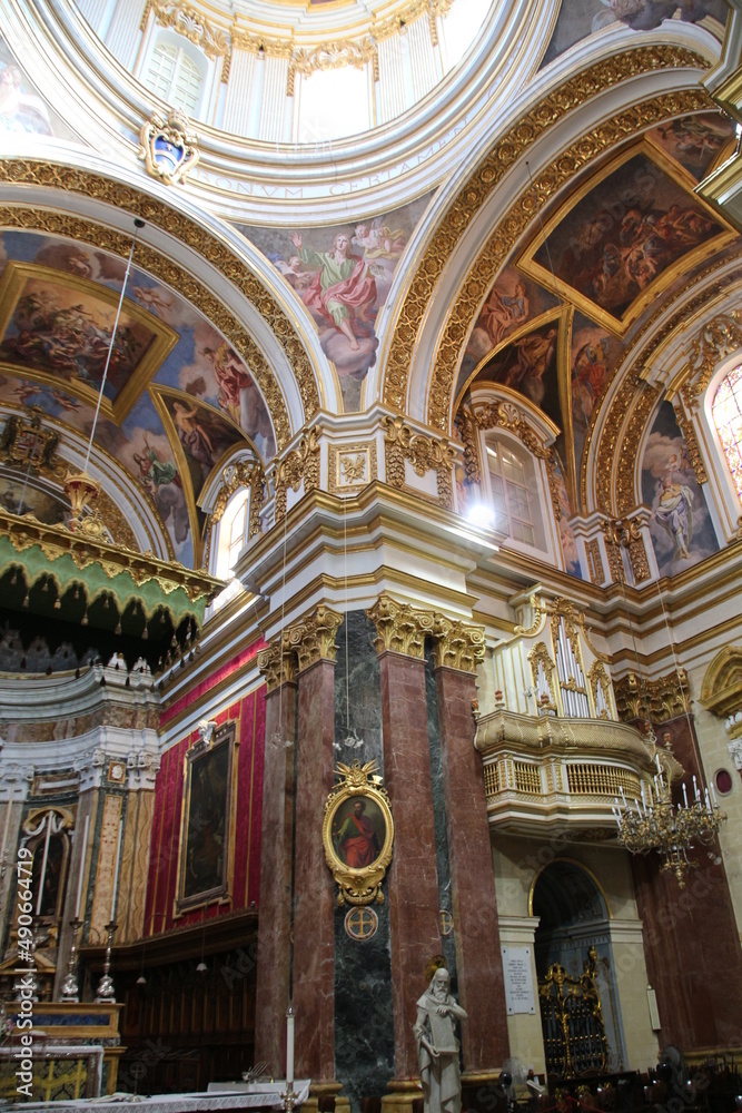 Cathedral of St. Paul in Mdina is the original episcopal church of the Roman Catholic Archdiocese of Malta