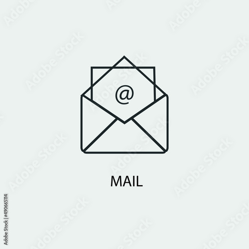 Free Download Mail vector icon illustration sign - GFXLoad