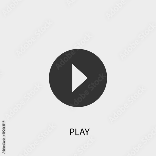 Play vector icon illustration sign Free Download Play vector icon illustration sign - GFXLoad