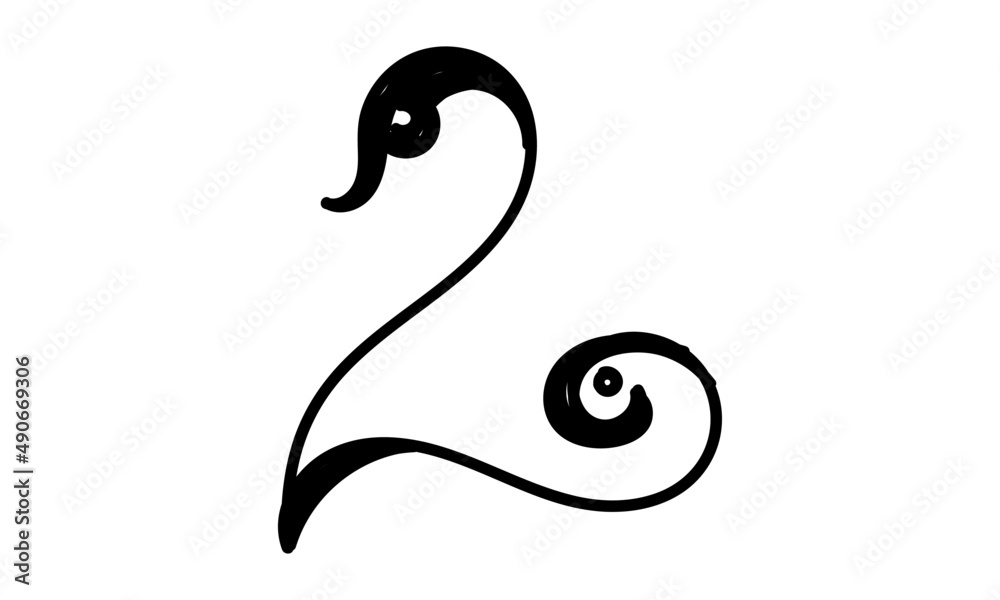 Bird drawing. element isolated on white background for decorative element. Vector illustration. Bird drawing. element isolated on white background for decorative element. Vector illustration.