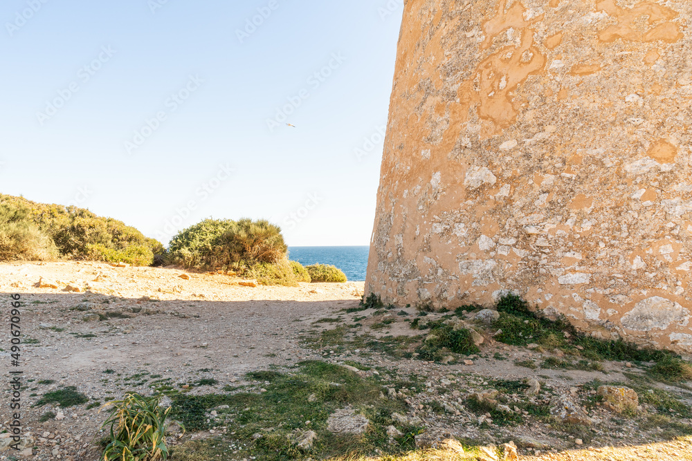 Wachturm Punta de cala Pi Mallorca Spanien