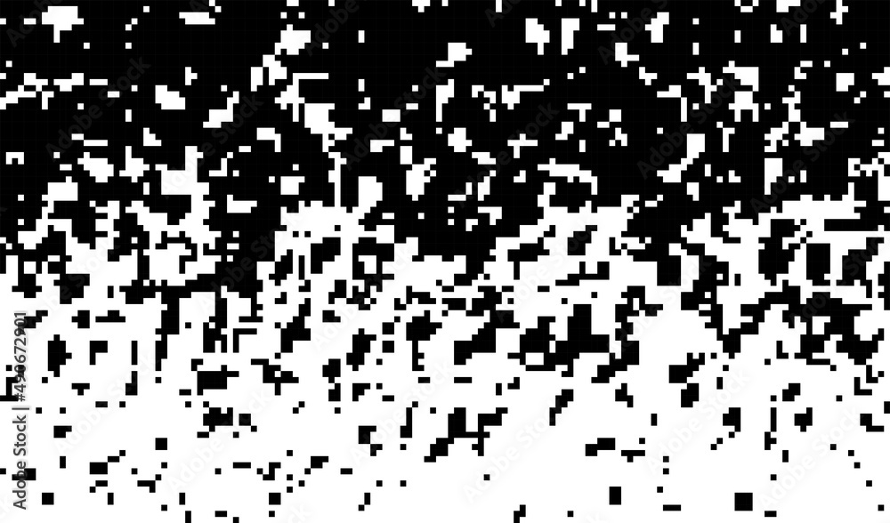 Random falling squares different size. Pixels gradient background. Abstract mosaic on white background. Vector illustration. Random falling squares different size. Pixels gradient background. Abstract mosaic on white background. Vector illustration.