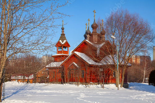 Wooden Church of the Icon of the Mother of God in Mitino, Moscow