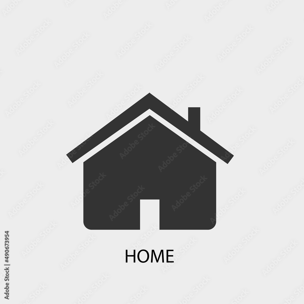 Home vector icon illustration sign Home vector icon illustration sign