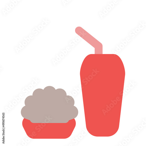 iftar icon illustration with flat style