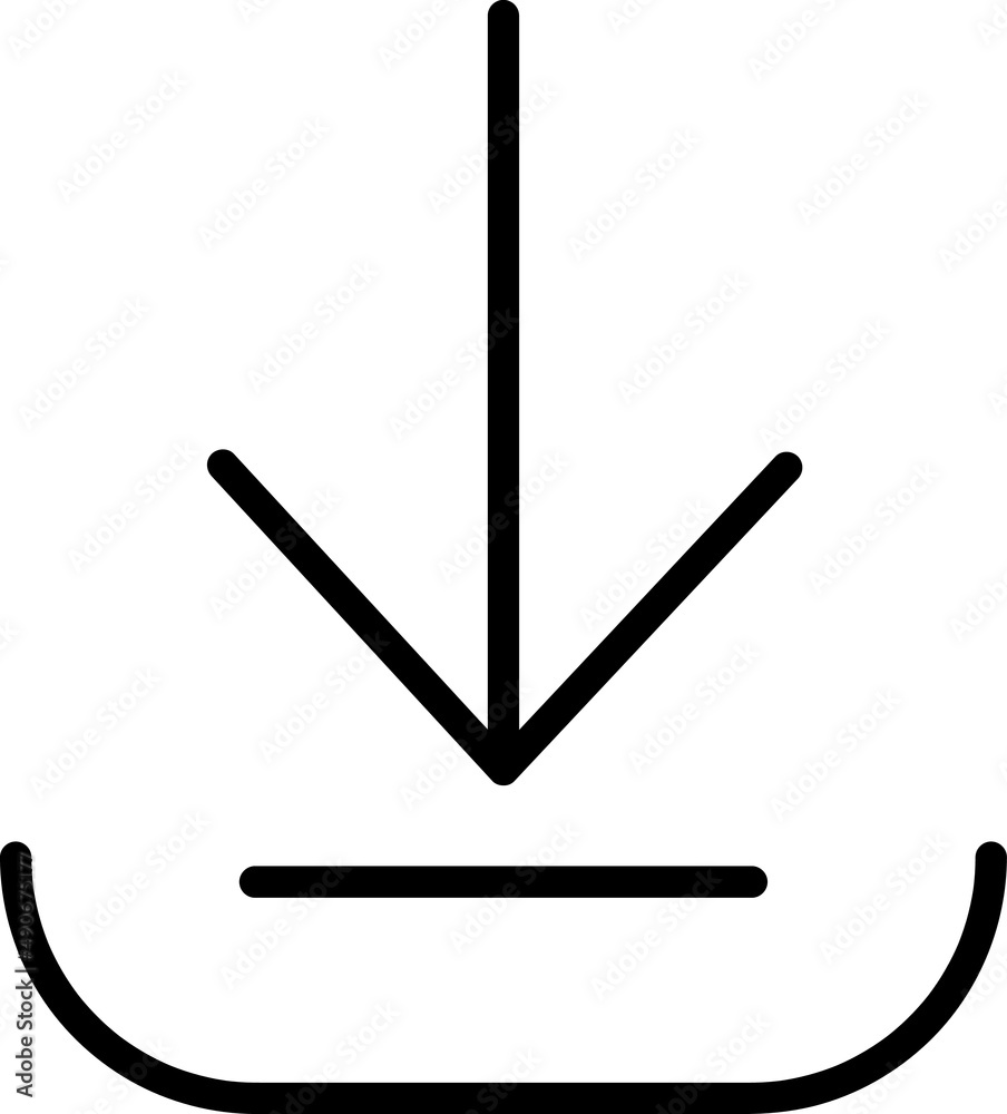 Download icon vector illustration on white background , simple design perfect for all project..eps Download icon vector illustration on white background , simple design perfect for all project..eps
