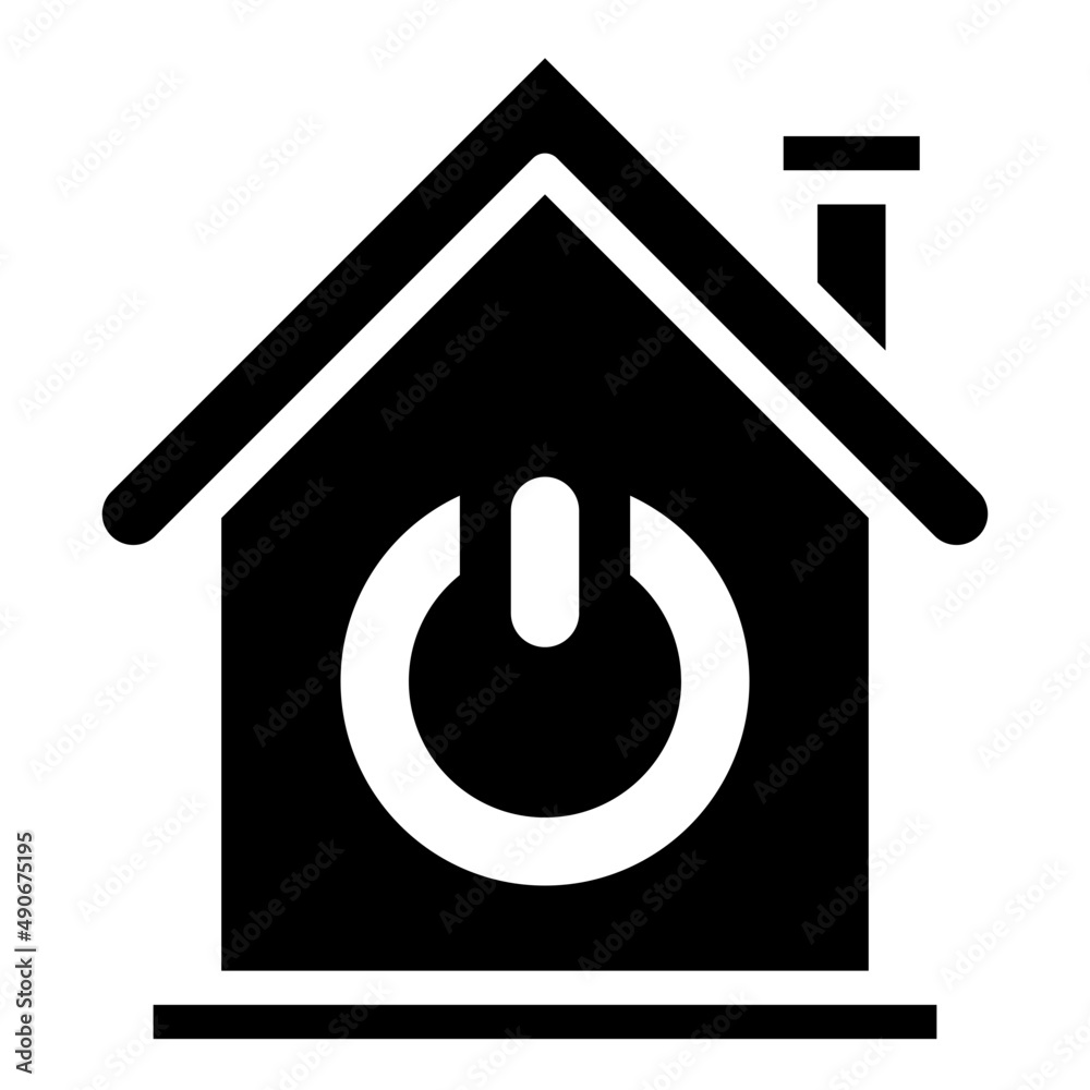 SMART CONTROL glyph icon,linear,outline,graphic,illustration