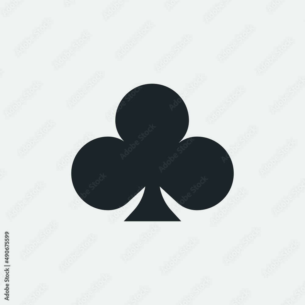 Card suit vector icon illustration sign Card suit vector icon illustration sign