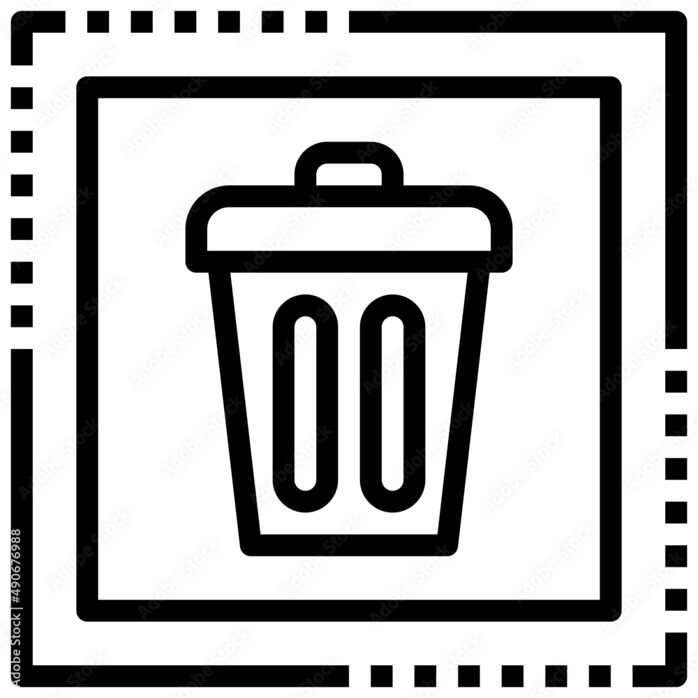 DELETE line icon,linear,outline,graphic,illustration