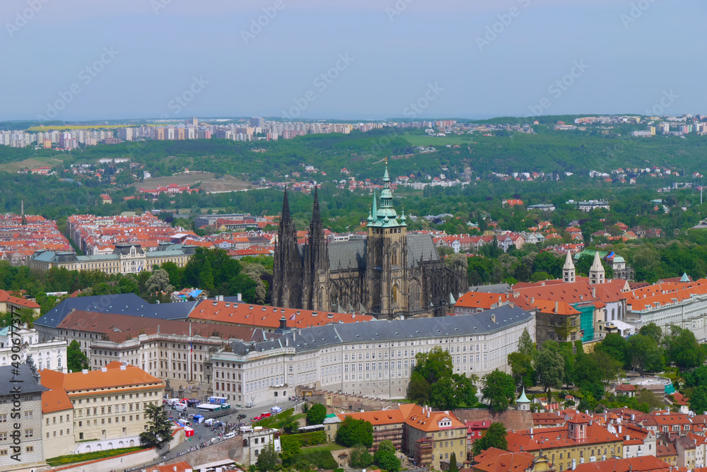 Panoramic photo of Prague, Czech Republic