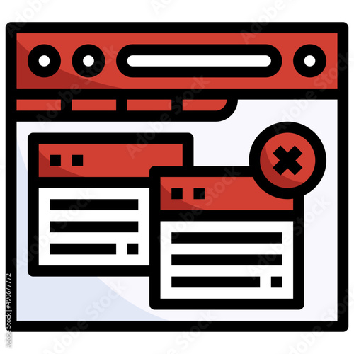 POP UP filled outline icon,linear,outline,graphic,illustration
