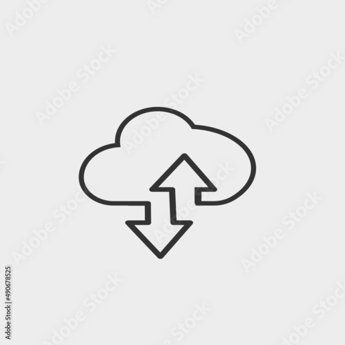 Download vector icon illustration sign