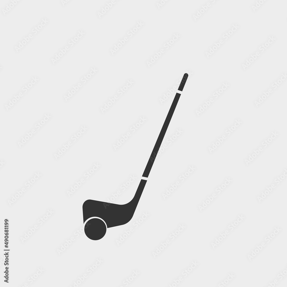 Golf vector icon illustration sign Golf vector icon illustration sign