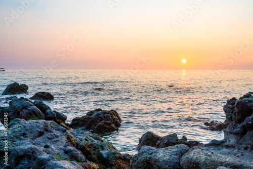 The coast of Weizhou Island in Beihai, Guangxi Province, China photo