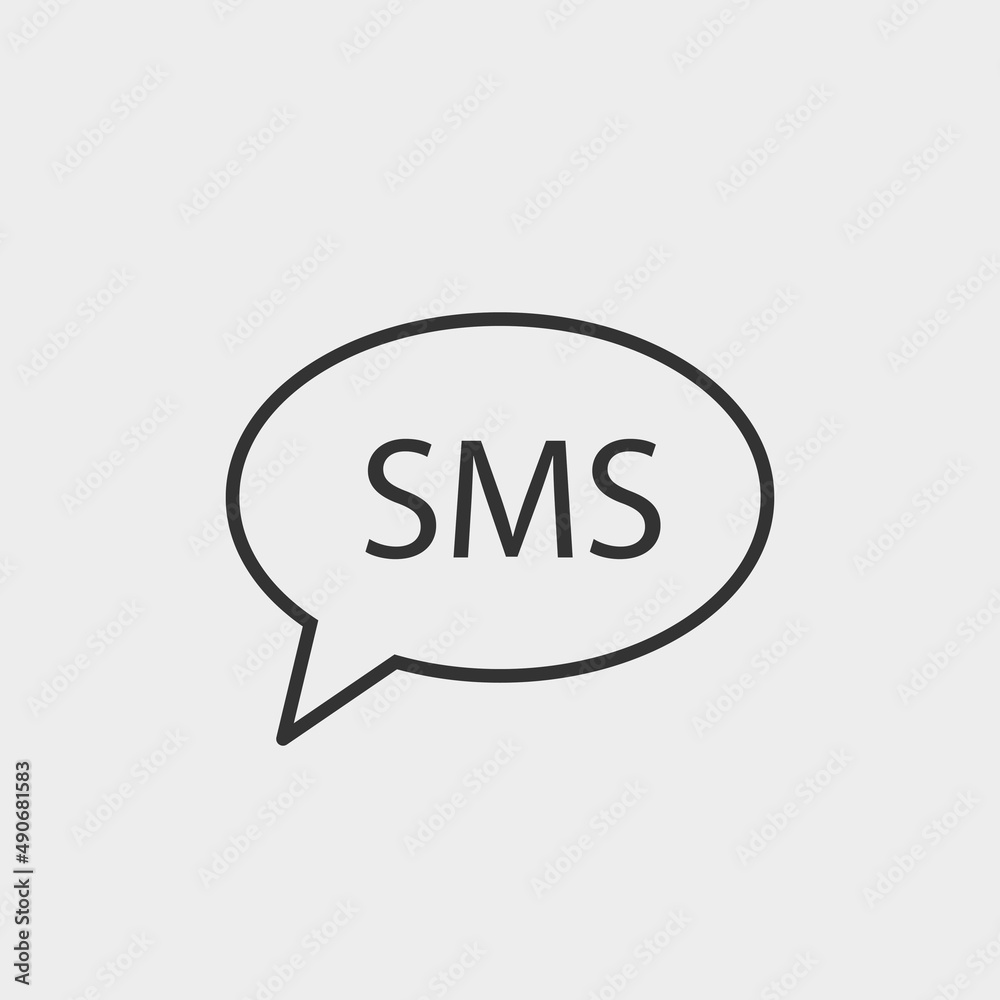 Message vector icon illustration sign Message vector icon illustration sign