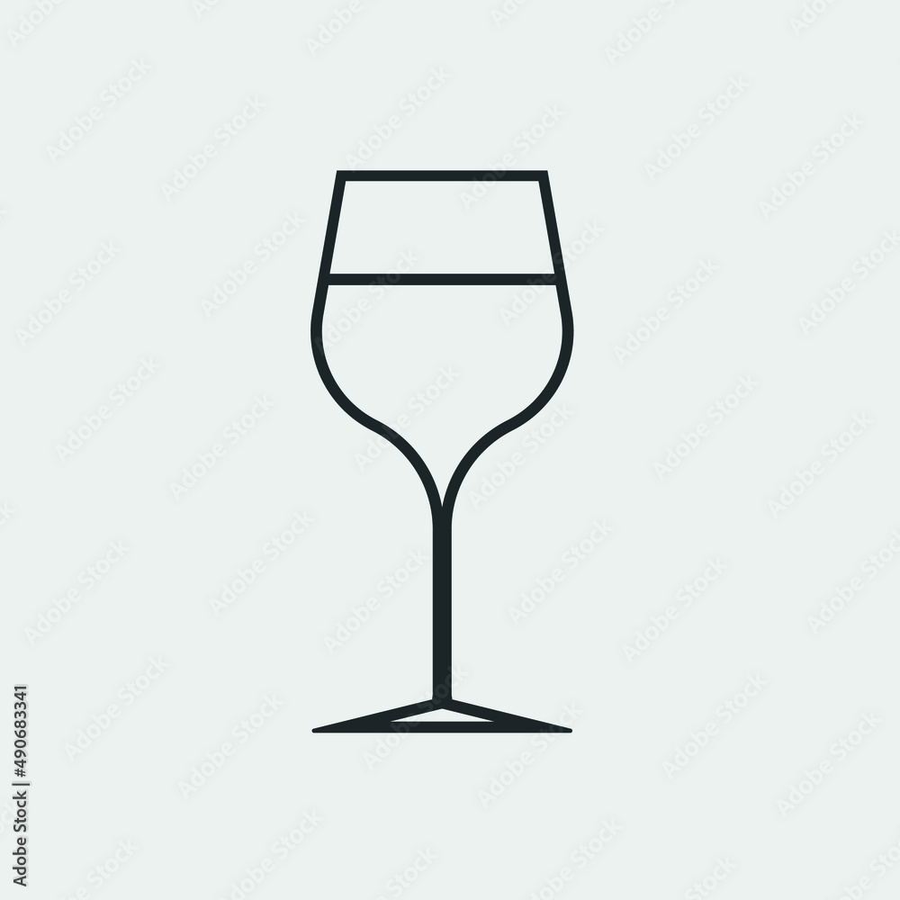 Alcohol vector icon illustration sign Alcohol vector icon illustration sign
