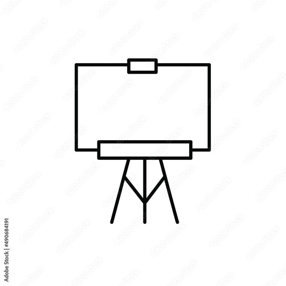 standing easel icons symbol vector elements for infographic web standing easel icons symbol vector elements for infographic web