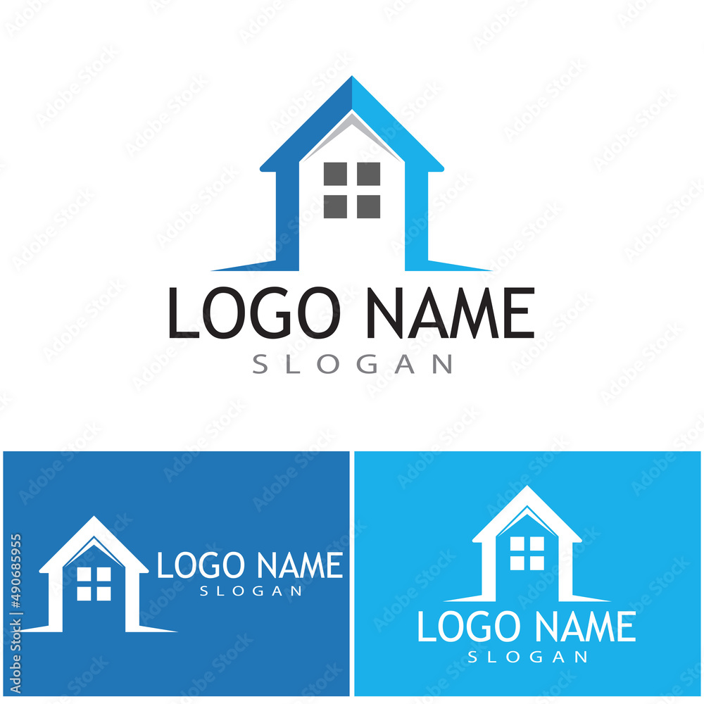 Home Vector icon illustration design template Home Vector icon illustration design template