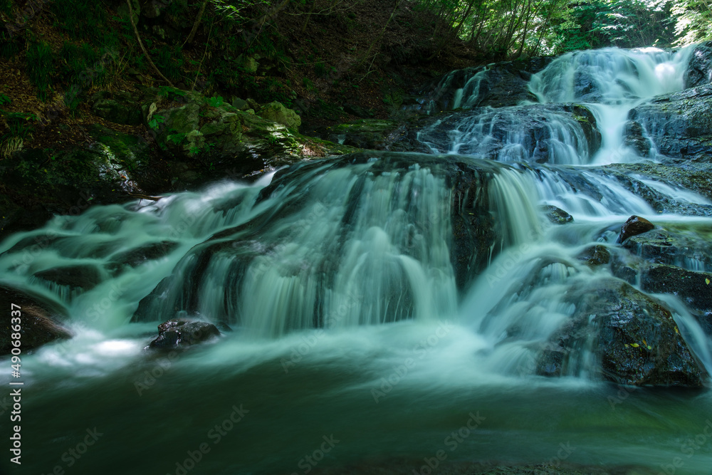 Obraz premium 滝の日差し