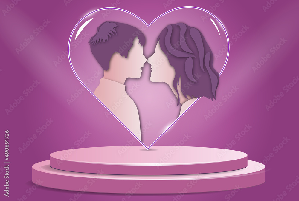 Background podium 3D stand for mother day, mockup for mother's day offers and product presentation Background podium 3D stand for mother day, mockup for mother's day offers and product presentation
