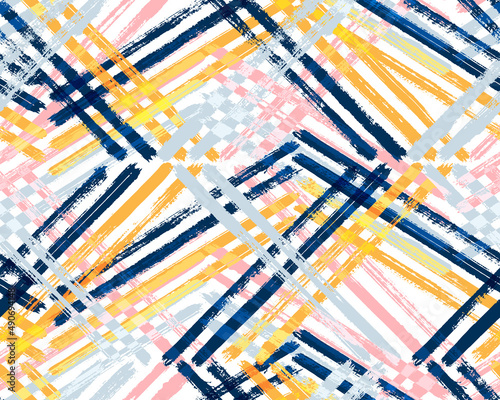 Grunge gouache texture vector illustration.