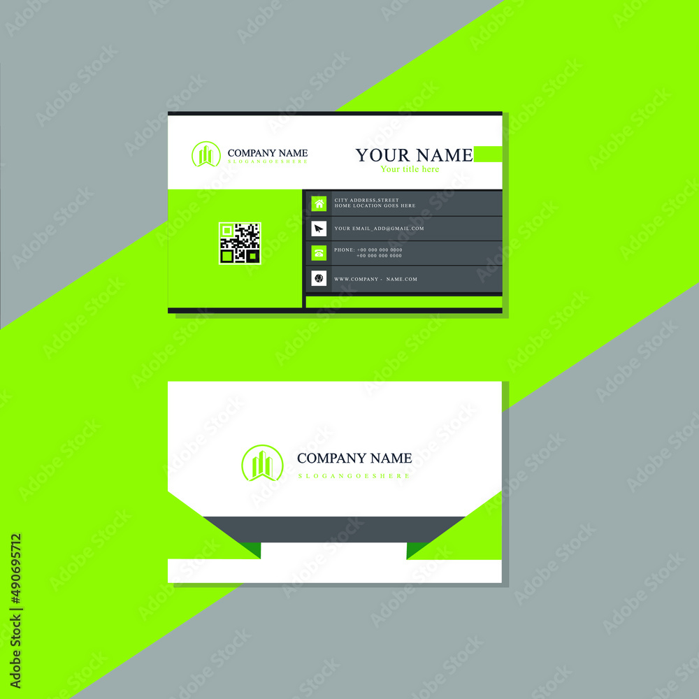 Fototapeta premium professional business card design, Creative business card template