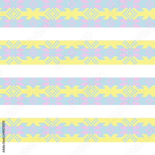 Christmas Fair Isle Seamless Pattern Design