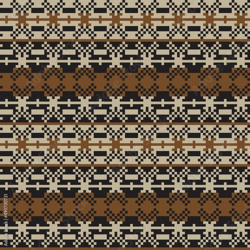 Christmas Fair Isle Seamless Pattern Design