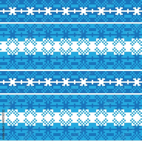 Christmas Fair Isle Seamless Pattern Design
