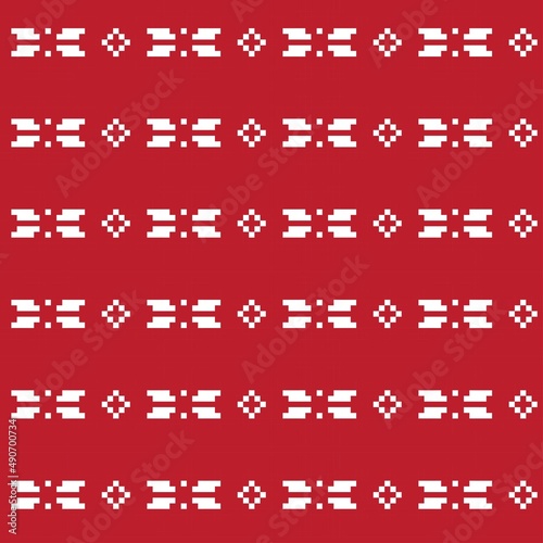Christmas Fair Isle Seamless Pattern Design