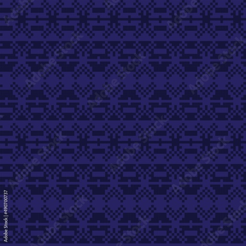 Christmas Fair Isle Seamless Pattern Design
